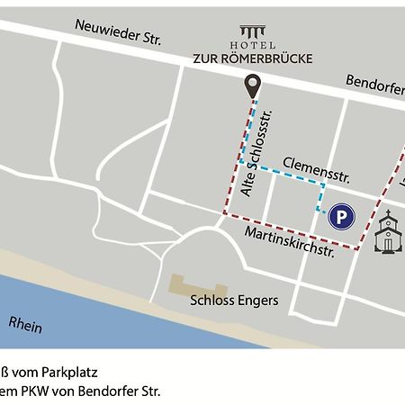 Hotel Zur Roemerbruecke Neuwied Exteriér fotografie