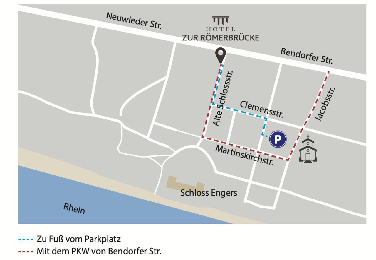 Hotel Zur Roemerbruecke Neuwied Exteriér fotografie